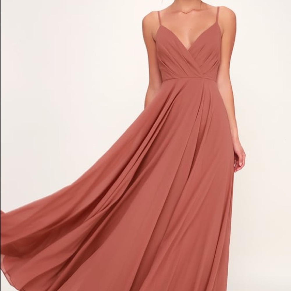All About Love Rusty Rose Maxi Dress